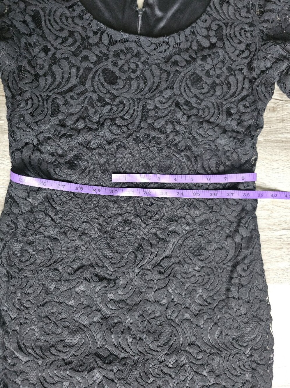 Eva Mendes Dress for New York & Company - Black Lace - Size 10 - Picture 9 of 16